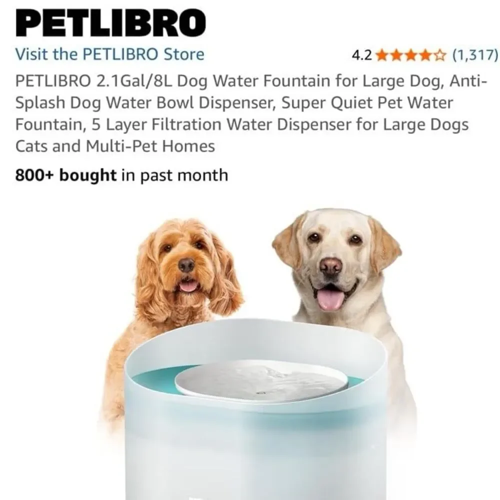 Petlibro water fountain